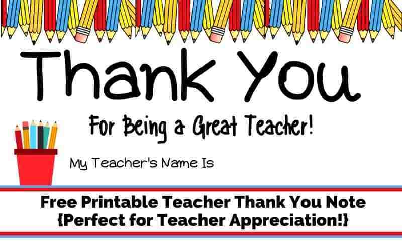 free printable teacher thank you cards