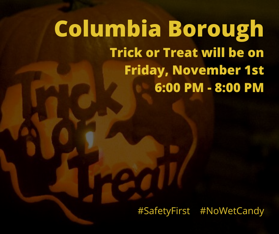 Trick or Treat night moved to Friday