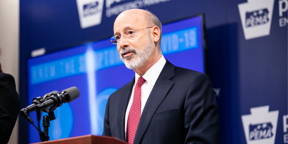 Gov. Tom Wolf with an Important Announcement