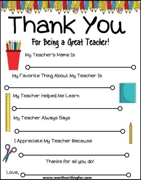 Thank a Teacher: Teacher Appreciation Week May 4 to May 8 Park